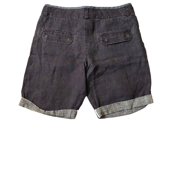 Richmond Cuffed Dark Wash Blue Denim Drawstring Shorts Sz 42 NWT - Picture 8 of 14
